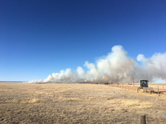 Smoke visible in Fort Collins from fire