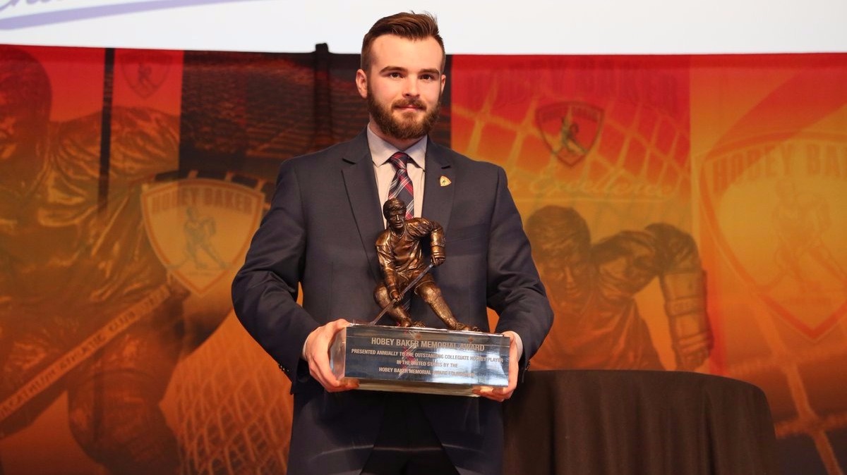 Will Butcher wins 2017 Hobey Baker Award