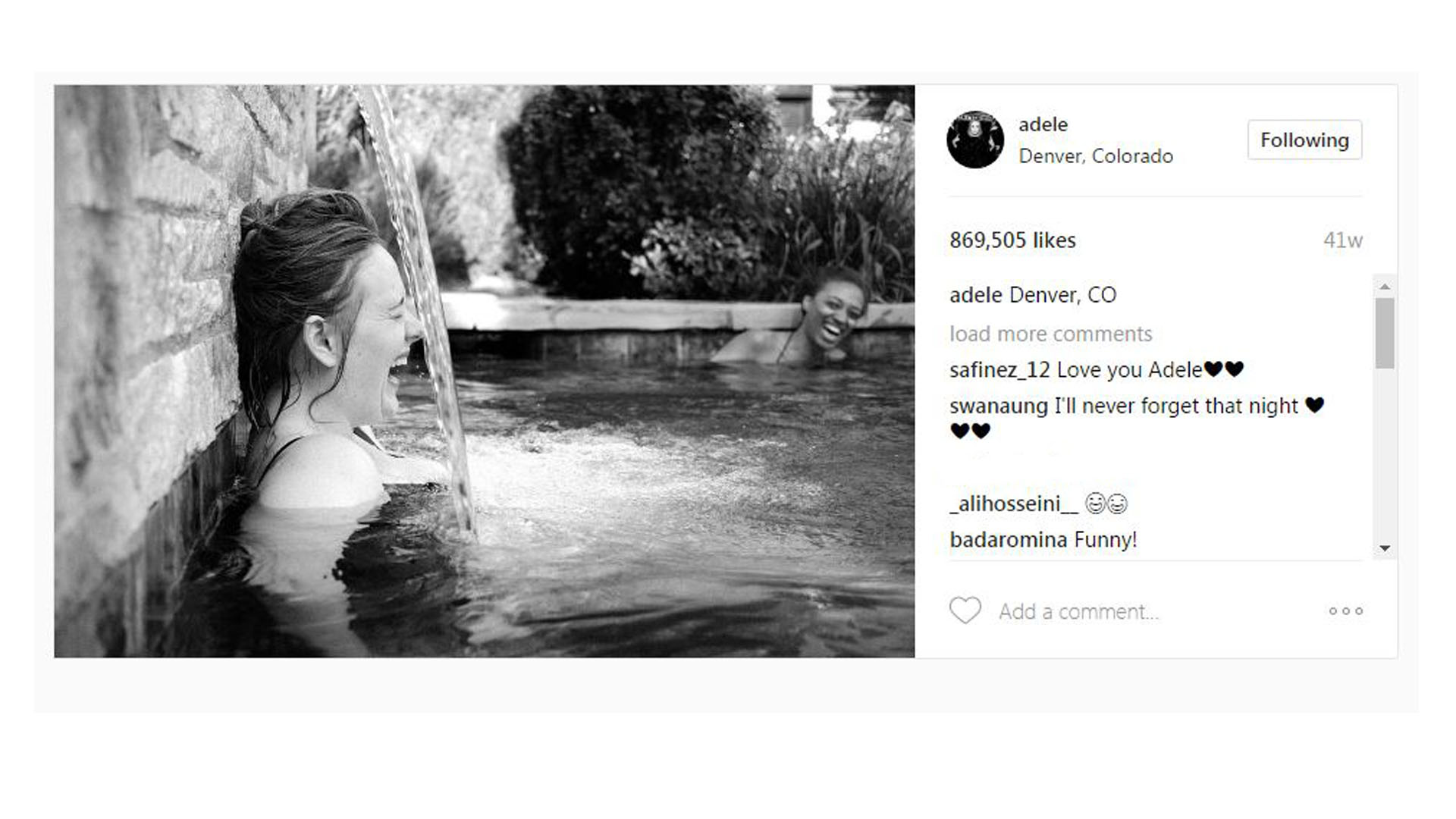We still don't know which pool in Denver Adele liked so much - 9NEWS.com