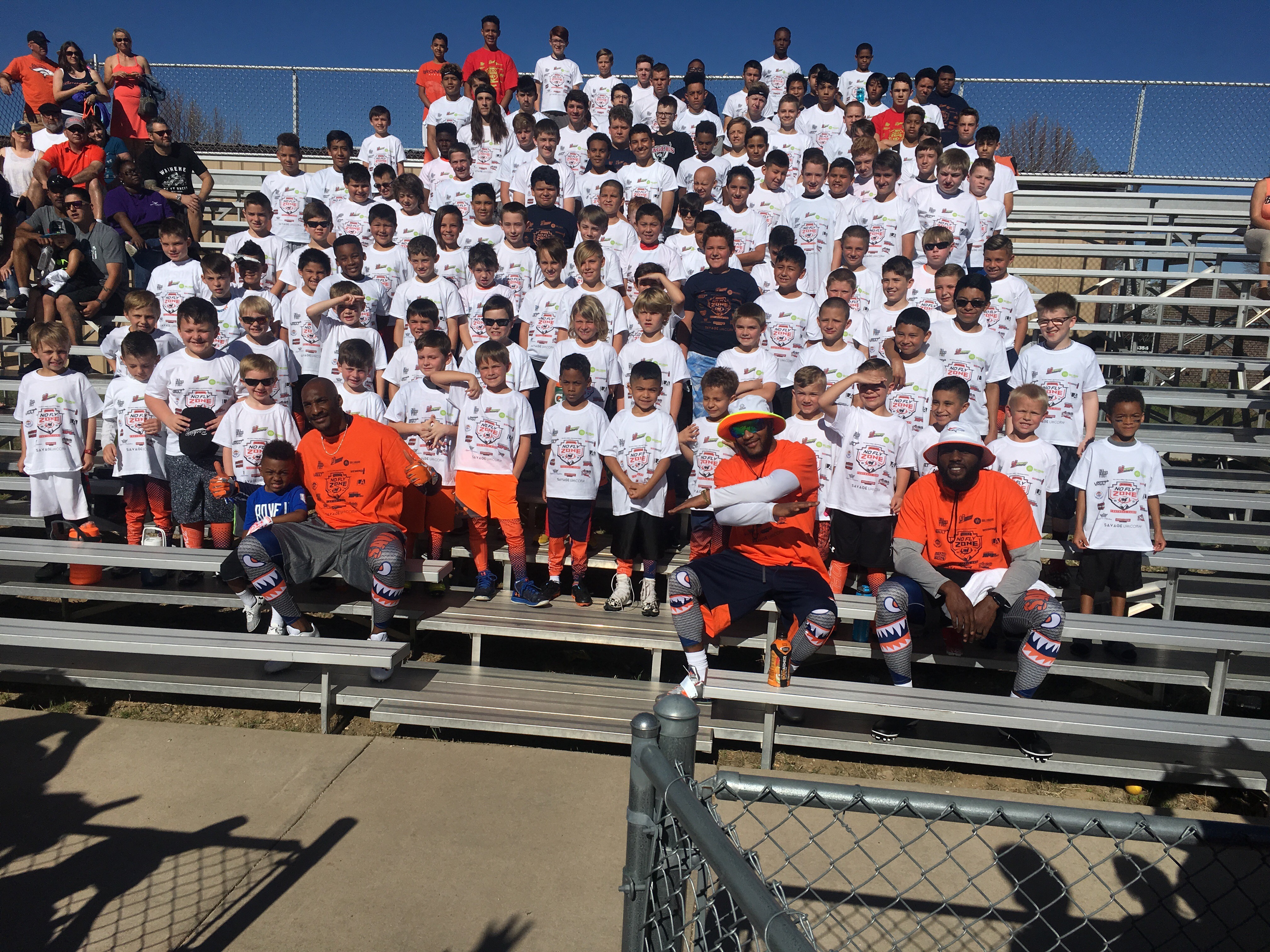 "No Fly Zone" camp at Regis High School