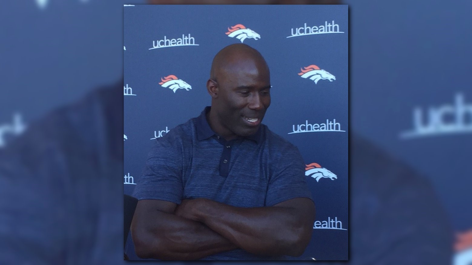 Hall of Famer T.D. watches Broncos