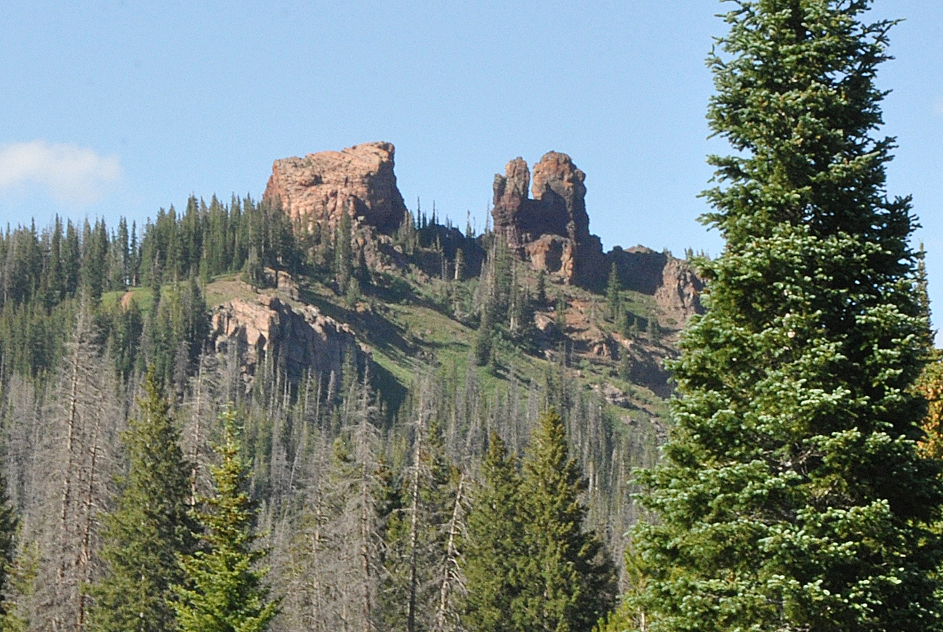 Colorado's Iconic Rabbit Ears Peak just lost a chunk of its ear