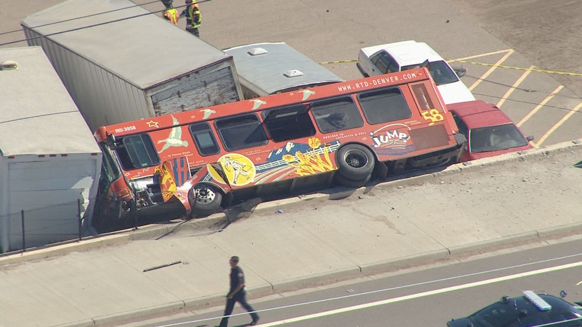 13 injured in Boulder County RTD bus crash