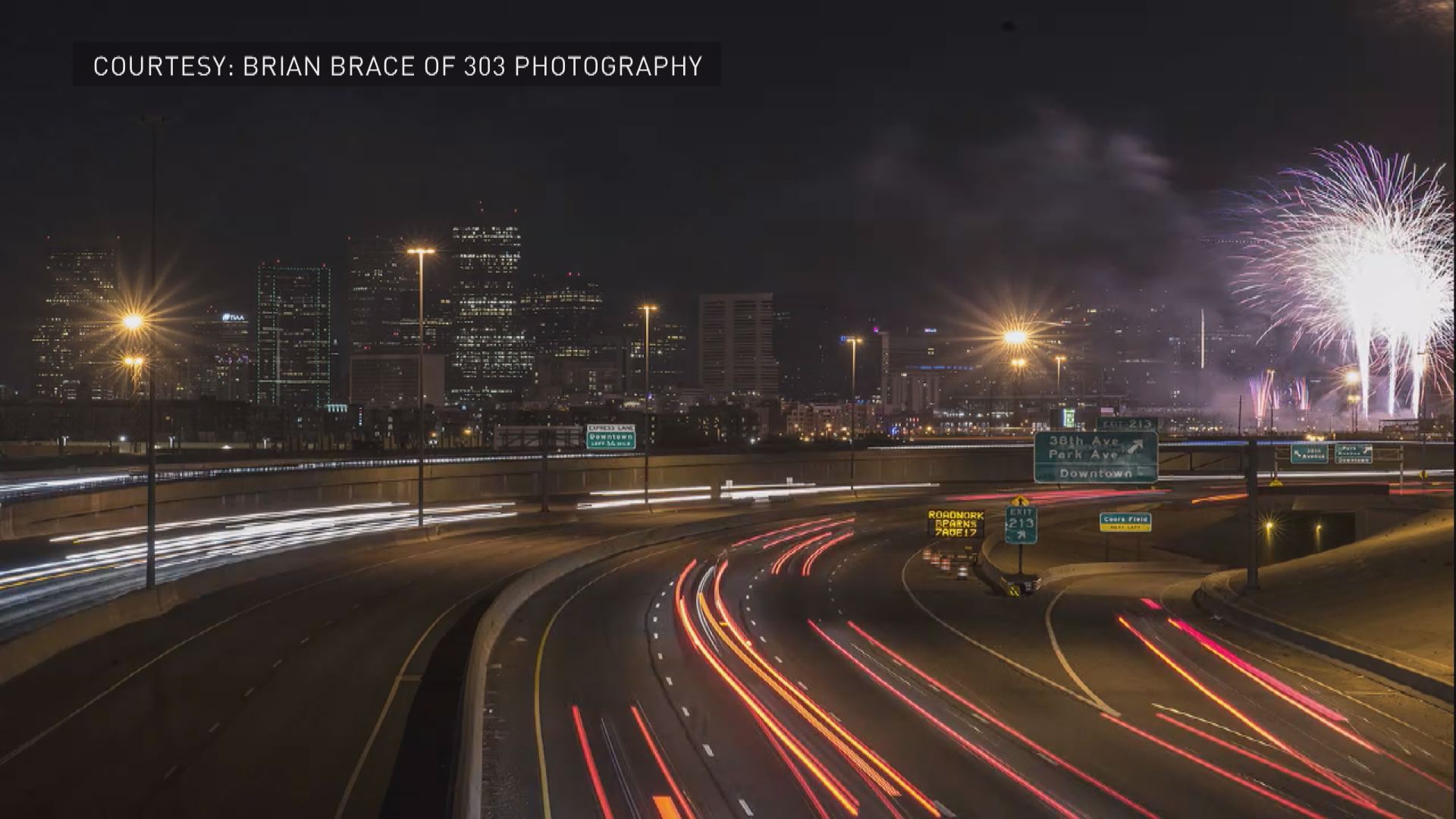 Check out this beautiful timelapse of fireworks over Denver!