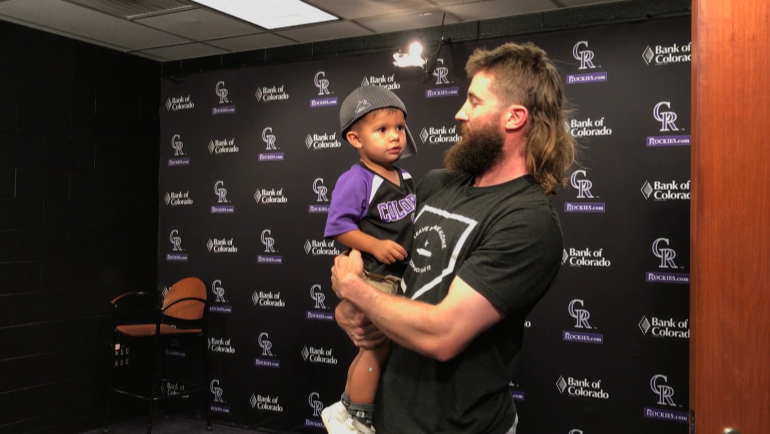 It's Charlie Blackmon!': 2-year-old boy flips for Rockies' center