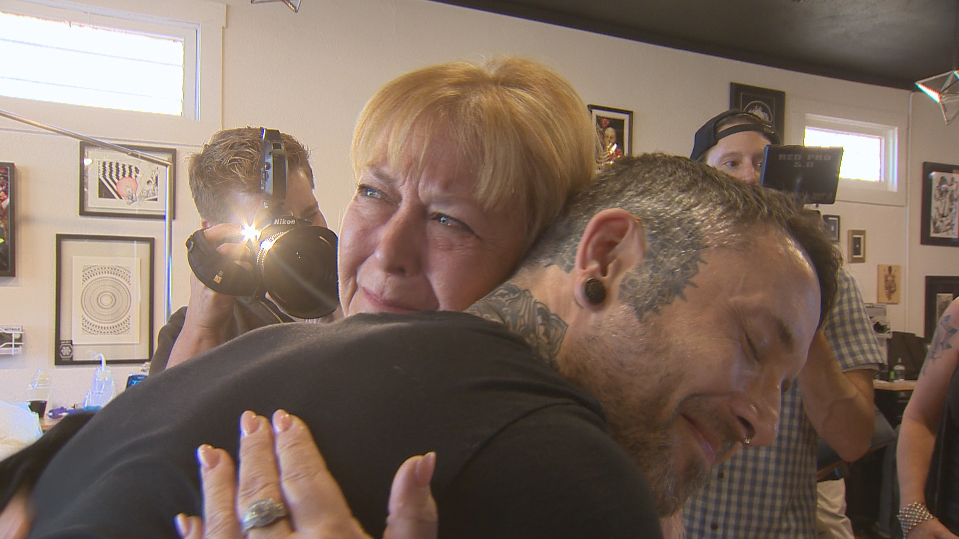 Tattoo artists give free tattoos to breast cancer survivors