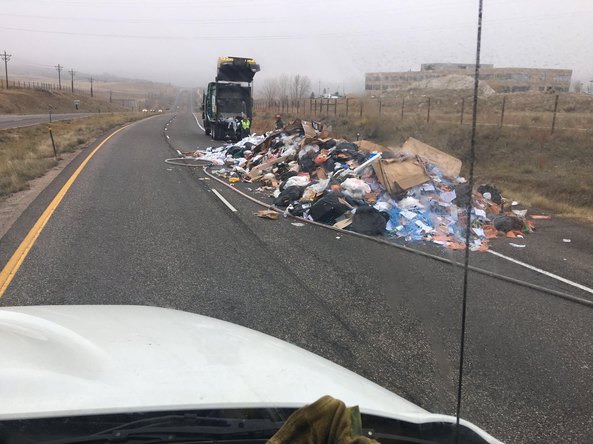 To put out trash truck fire, crews have to dump huge pile of garbage ...
