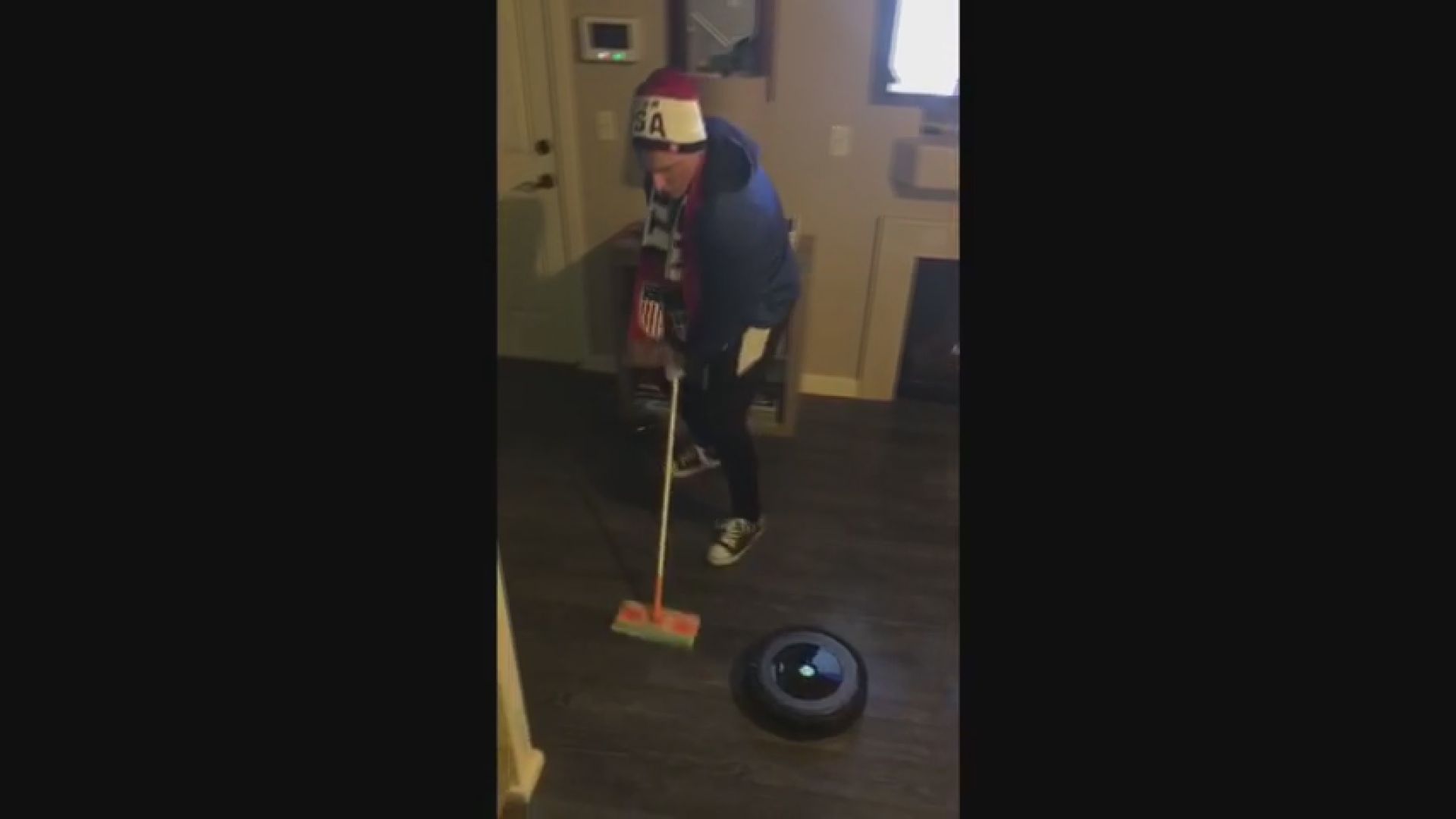 This Colorado dad curling with a is | 9news.com
