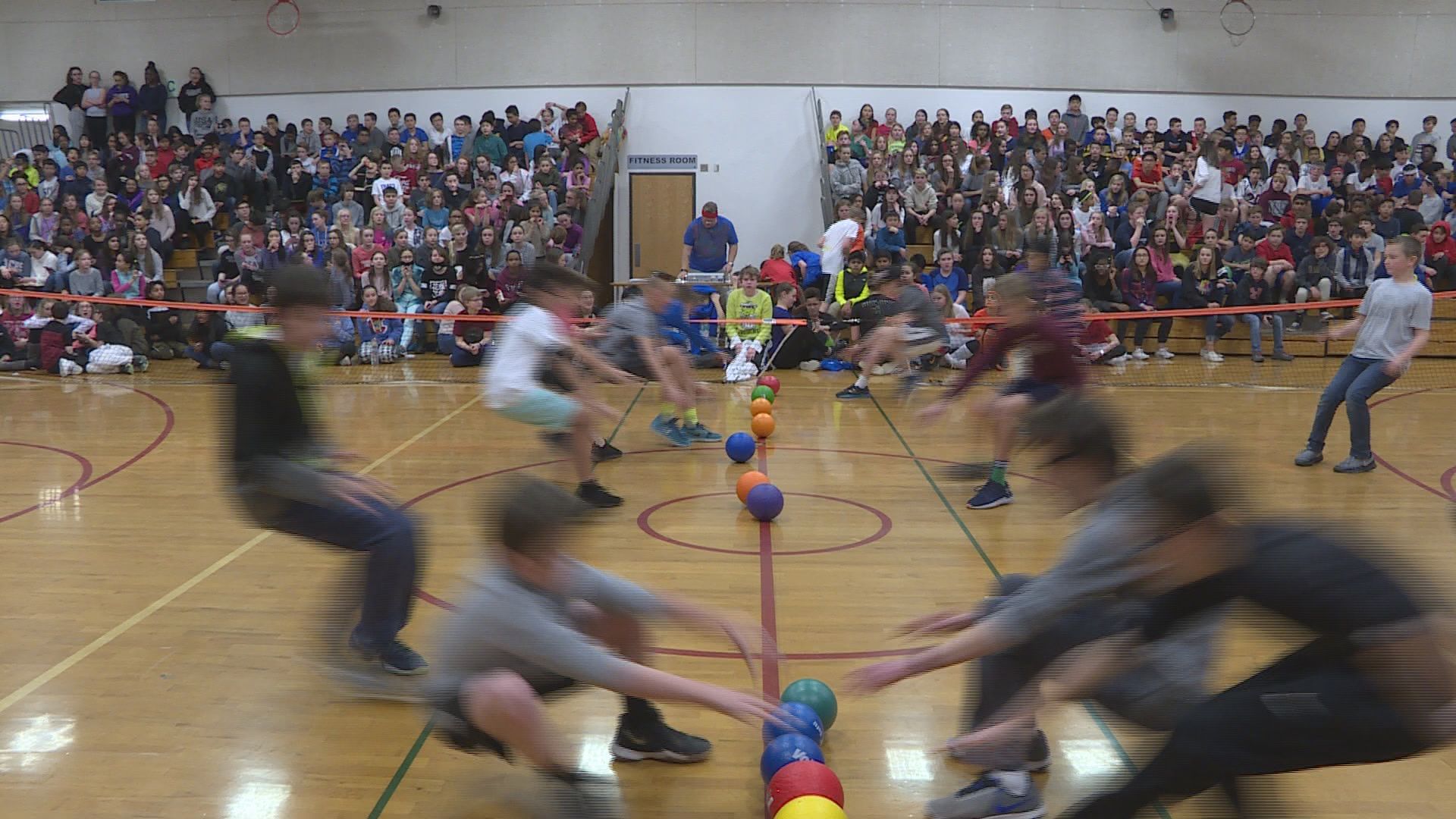 Middle school dodgeball games raise money for foster kids