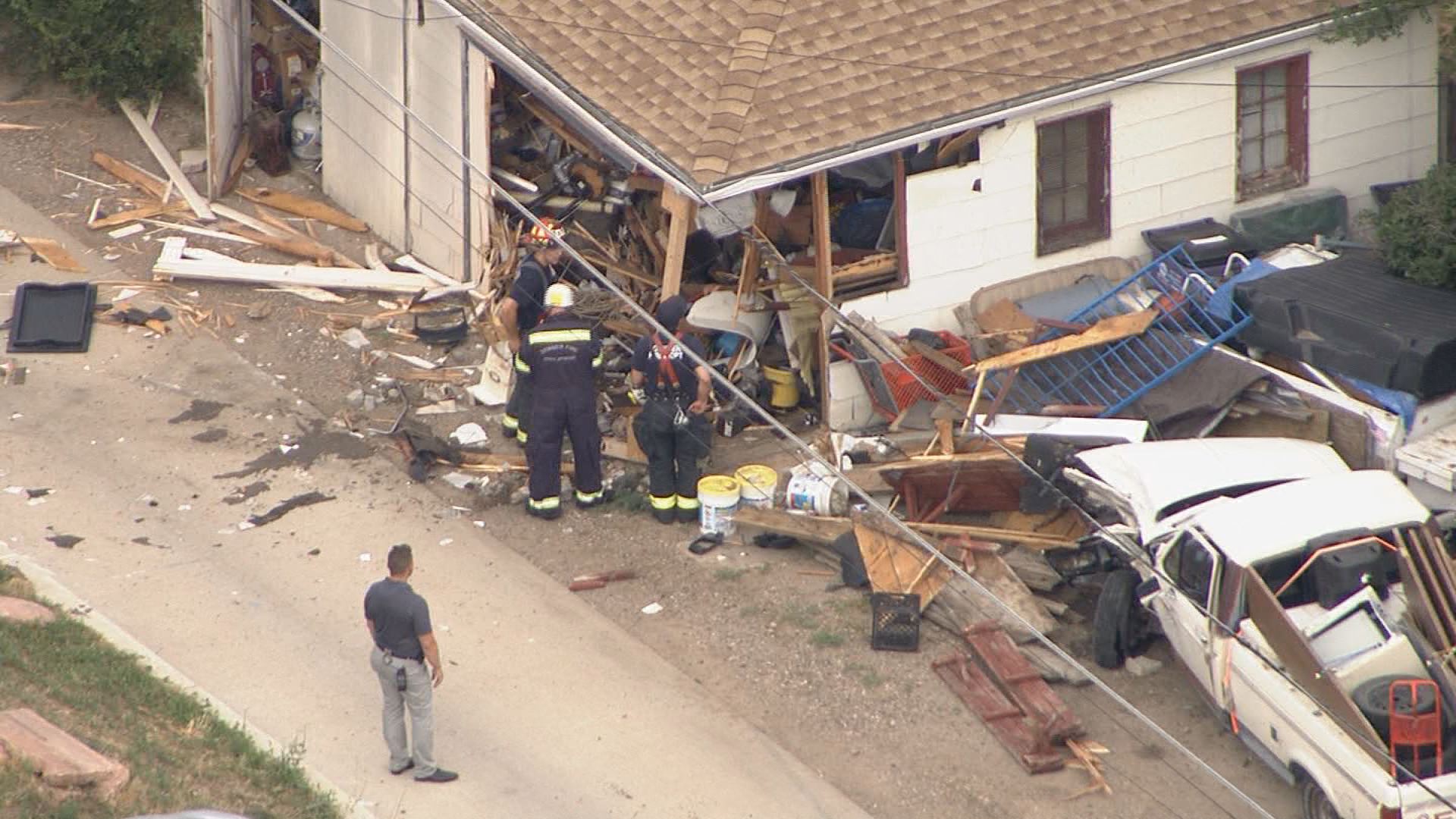 Stolen car crashes into Denver house | 9news.com