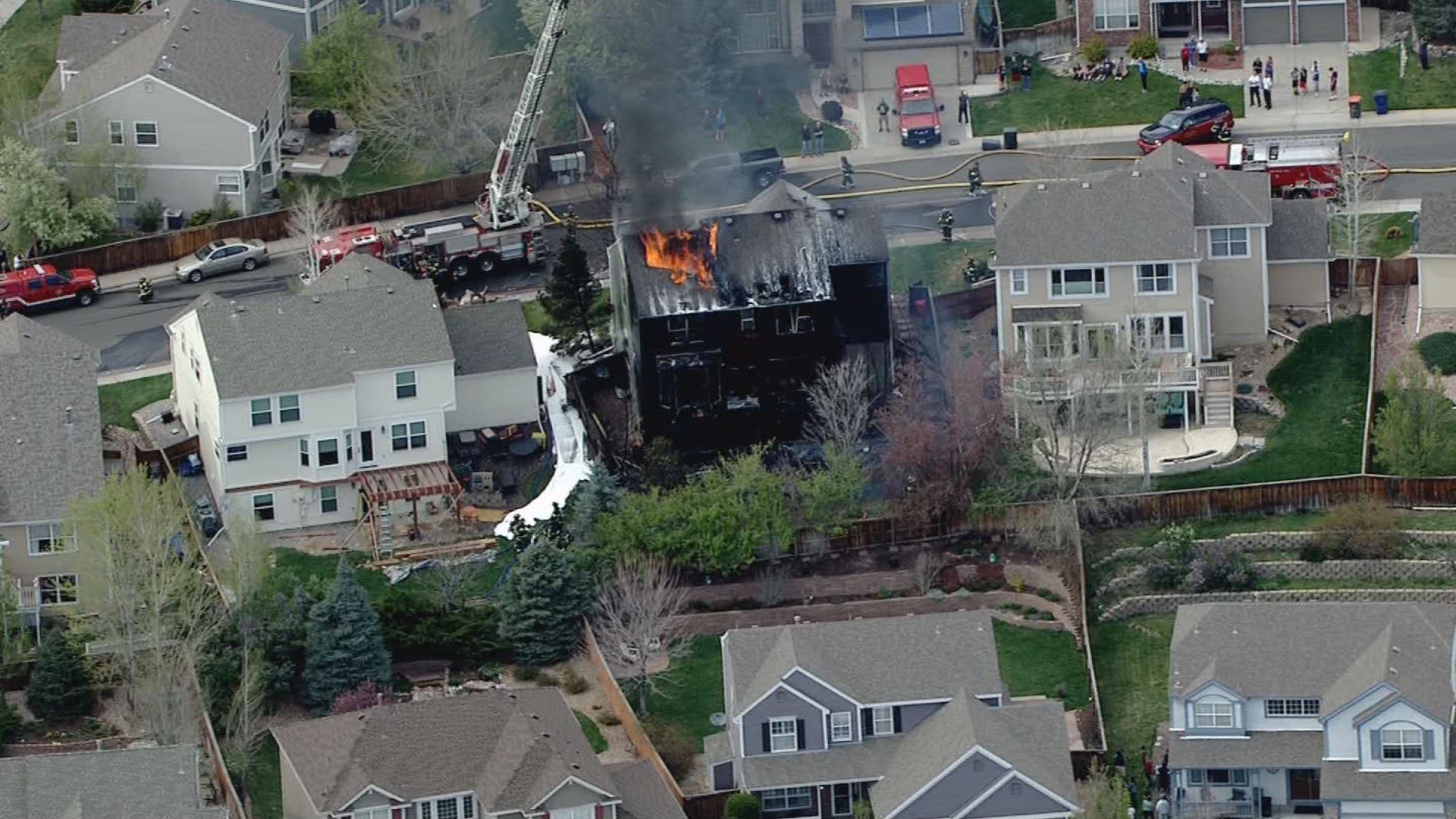 PHOTOS: Highlands Ranch house fire | 9news.com