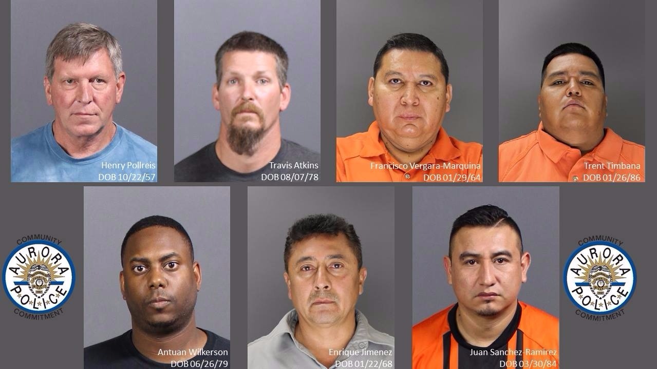 7 arrested in Aurora child prostitution sting | 9news.com