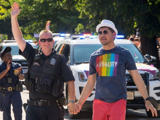 WATCH: Supporters of LGBT rights hold rally & march in Washington, D.C ...