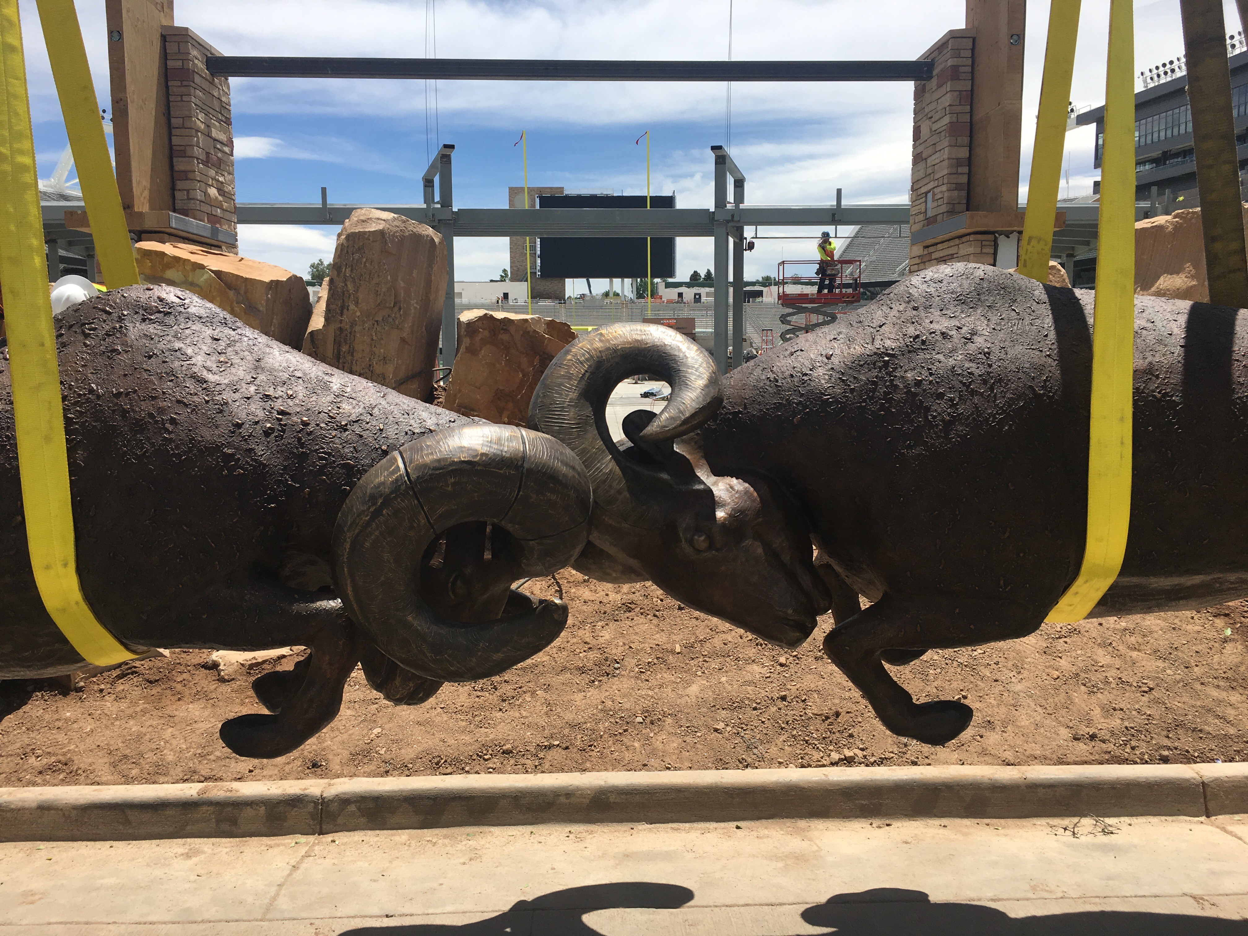 Mountains Rumble The story behind the 'Rocky Mountain Rumble' sculpture at CSU's new ...