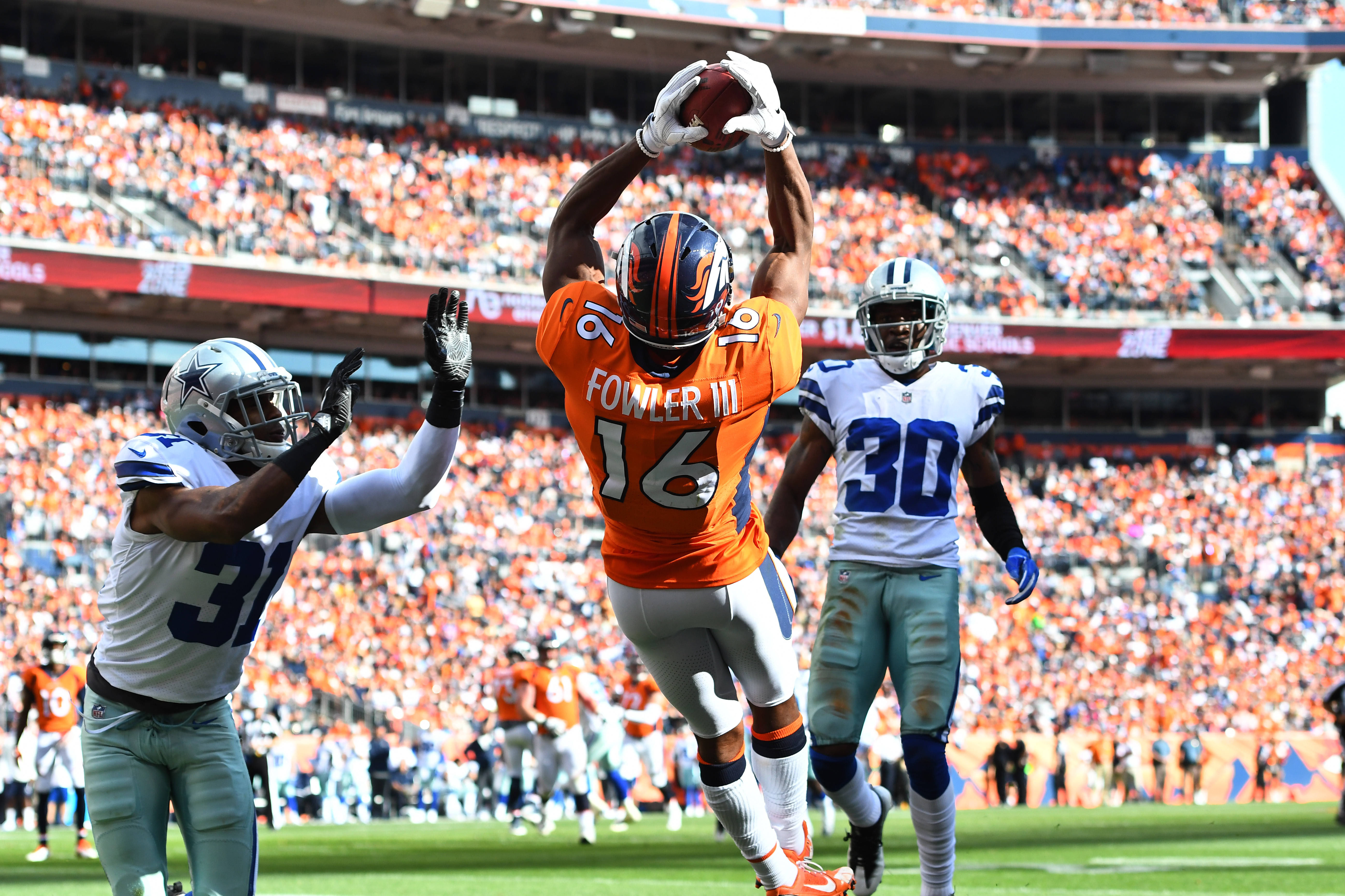 Bennie Fowler moves up to No. 2 receiver with Sanders down | 9news.com