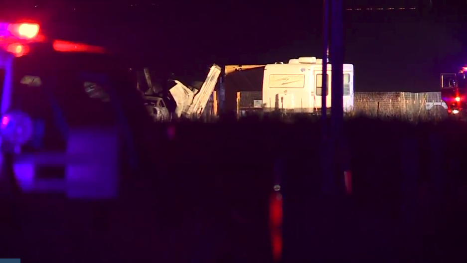 Trailer Explosion Two injured after fiery trailer explosion near Frederick | 9news.com