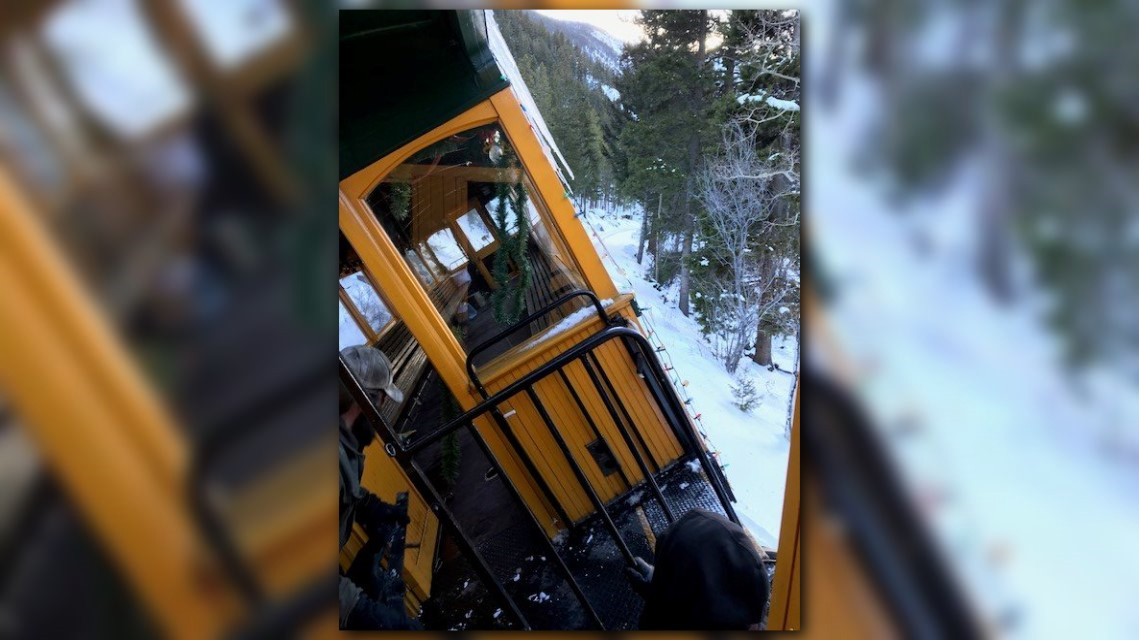 Georgetown Loop Railroad car tips off tracks with passengers on board ...